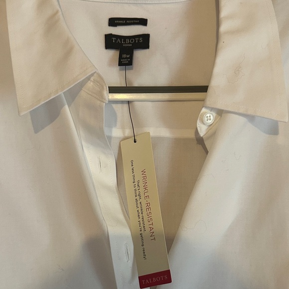 Talbots Crisp White Dress Shirt - Picture 3 of 6